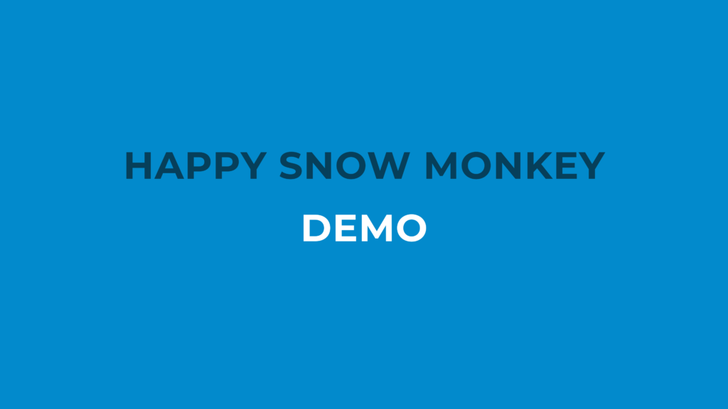 Snow Monkey Blocks Samples Happy Snow Monkey